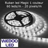 Ruban led Magic une couleur SMD 5050 60 leds/m 3 leds/pixel immergeable IP68 de marque Wedoo Led (Lot de 100 mètres)