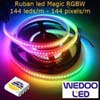 Ruban led Magic RGBW SMD 5050 144 leds/m 1 led/pixel étanche IP65 de marque Wedoo Led (Lot de 100 mètres)