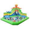 Toboggan gonflable aquatique Pieuvre de 8.50 x 6.20 x 6.20 mètres avec piscine