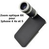 Zoom optique 8X pour Iphone 4/4s/5 (Lot 10 pcs)