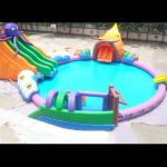 aire de jeu aquatique gonflable pieuvre STRGNFJ550