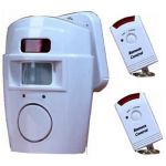 Alarme autonome détection IR - 2 télécommandes (Lot 20 pcs)