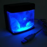 Mini aquarium lumineux USB - modèle TUO9040 (Lot de 50 pièces)