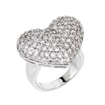 bague femme argent zirconium 8100040