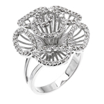 Bague en argent pour femme Ref 8100401 (Lot 50 pcs)