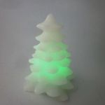 Bougie en cire led RGB - sapin de Noël sans mèche (lot 1000 pcs)