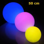 Boule lumineuse multicolore étanche 50 cm (Lot de 30 pièces)