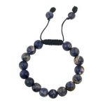Bracelet Shamballa perles sodalite - 1606 (Lot 50 pcs)