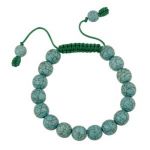 Bracelet Shamballa perles turquoise - 1603 (Lot 50 pcs)