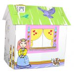 Cabanne en carton Princess house 88 x 72 x 88 cm