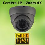 Caméra IP FULL HD capteur SONY 3 MP - Zoom optique 4X - Vision nocturne 30m (Lot 5 pcs)