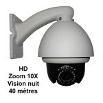 Caméra IP HD motorisée capteur SONY - Zoom 10X - nocturne IR 40m