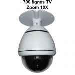 Caméra dôme motorisée - Zoom 10X - 700 lignes TV - CAMDOMENB17