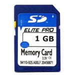 Carte mémoire SD 1 Go Elite Pro (Lot 50 pièces)