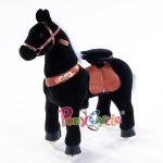 Poney mécanique Ponycycle noir pour enfants de 5-10 ans