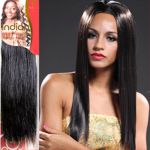 Cheveux indiens naturels soyeux et brillants - Pack de 1 Kg
