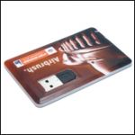 Clé USB format carte de crédit - Ref USBCRT600A (Lot 100 pièces)