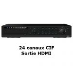 Enregistreur numérique DVR 24 canaux CIF