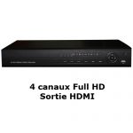 Enregistreur numérique DVR 4 canaux Full HD 1080p
