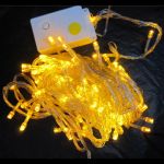 Guirlande led 10 mètres jaune - Ref GRLLED02 (Lot 100 pièces)