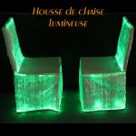 Housse lumineuse multicolore pour chaises (Lot 10 pcs)