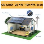 kit solaire 25KW on grid