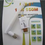 Mini adaptateur WiFi USB avec antenne 2 dbi 150 Mbps (Lot 5 pcs)