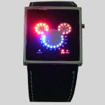 montre metal leds fantaisie GL1055