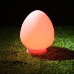 Oeuf lumineux led deco 32 x 31 cm (Lot 50 pièces)