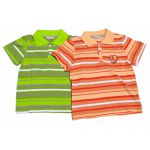 Polo à rayures pour garçons de 18 mois à 4 ans (Lot 50 pcs)