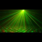Projecteur laser rouge et vert animation étoiles DMX