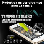 Protection verre trempé pour Iphone 6 (Lot 50 pcs)