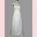 Robe de mariage en organza - Modèle WR09