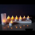 Set de 12 bougies à leds rechargeables (Lot de 12 sets)