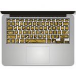 Stickers pour clavier laptop Apple - Ref STKLAP06 (Lot 100 pcs)