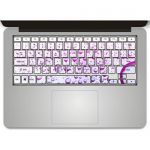 Stickers pour clavier laptop Apple - Ref STKLAP16 (Lot 100 pcs)