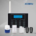 Alarme sans fil 39 zones avec alerte ligne fixe ou GSM