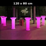 Table / colonne lumineuse 120 x 80 cm - HS8026C (Lot 10 pcs)