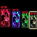 Tableau lumineux à leds 7 couleurs 30x40 (Lot de 5 pièces)