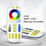 Télécommande tactile pour contrôleurs RGB + bicolore 4 zones (Lot de 10 pcs)