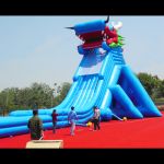 toboggan aquatique gonflable dragon geant STRGNFJ540