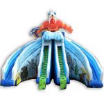 Toboggan gonflable aquatique Homme des neiges de 11.40 x 8.50 x 6.80 mètres