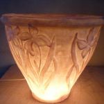 Vase lumineux de décoration 36 cm 7 couleurs (lot de 5 pièces)