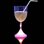 verre a vin lumineux led