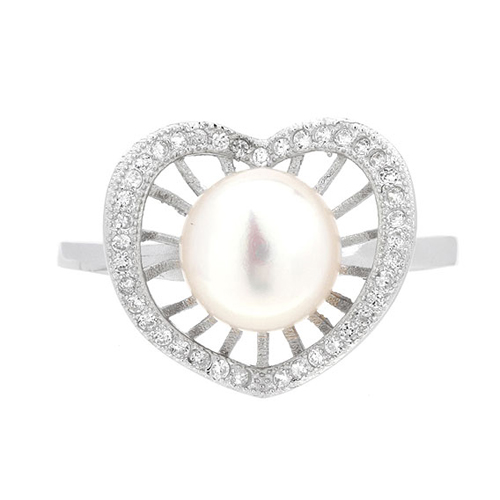 bague femme argent perle 8100965 pic2