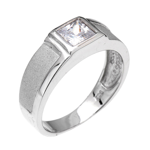 bague femme argent zirconium 8100350