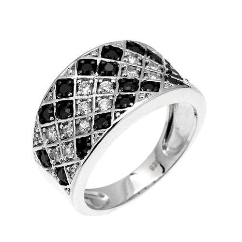 bague femme argent zirconium 8100352