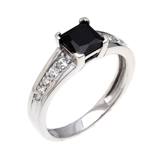 bague femme argent zirconium 8100371