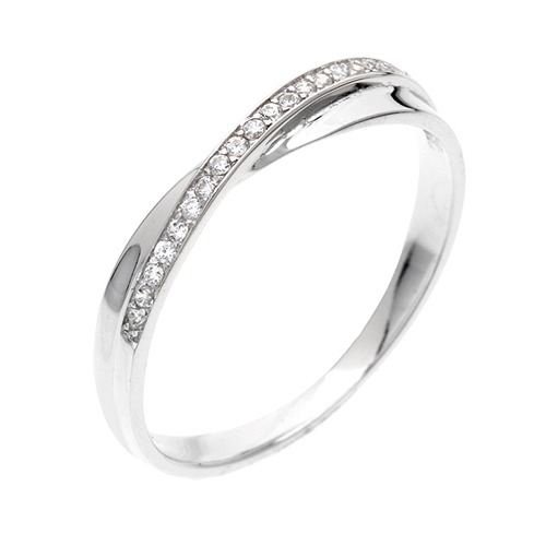 bague femme argent zirconium 8100452