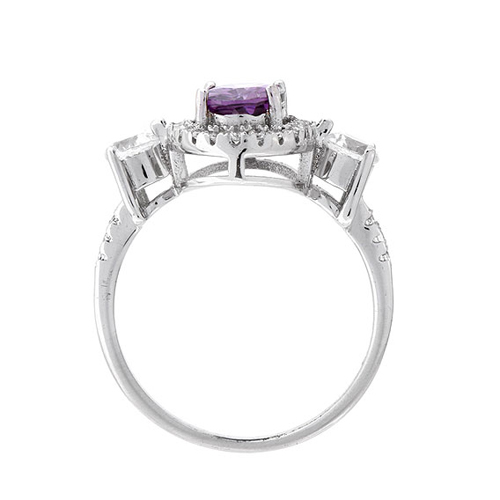 bague femme argent zirconium 8100717 pic3